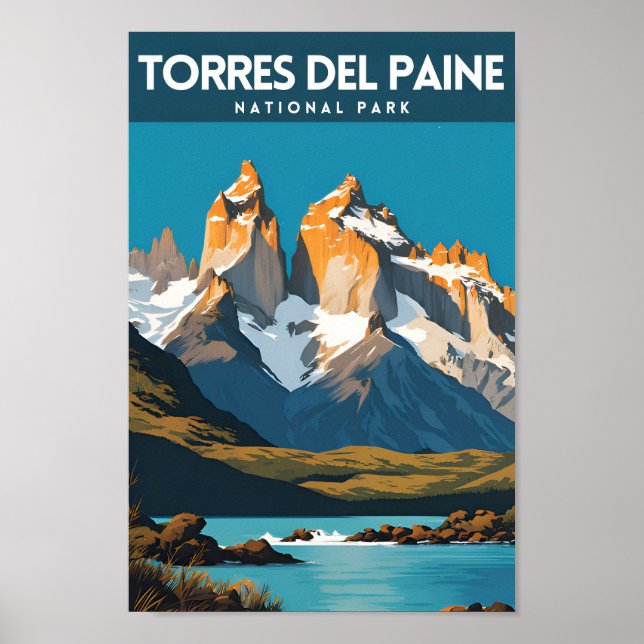 Poster Torres Del Paine National Park Traveler (Frente)