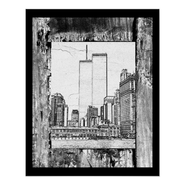 Póster Torres Gêmeas (Frente)