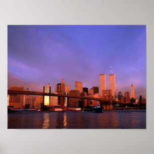 Póster Torres gémeas do ~ do World Trade Center do POSTE