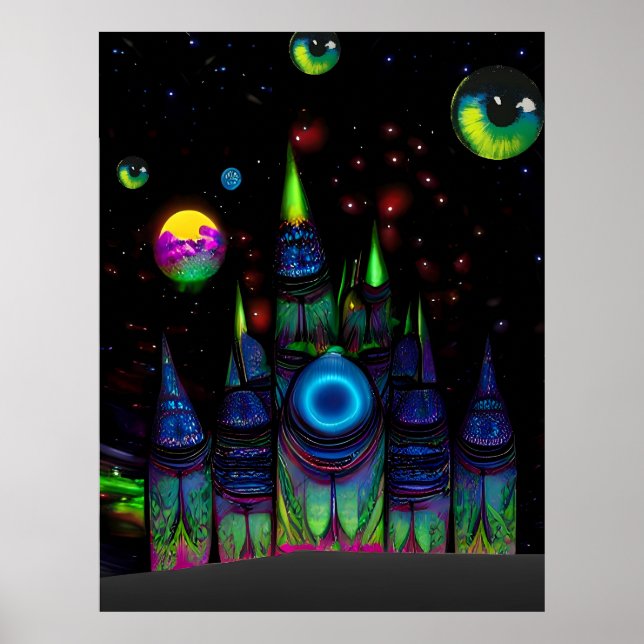 Poster Torres Plasmáticas do Wornol VII (Frente)