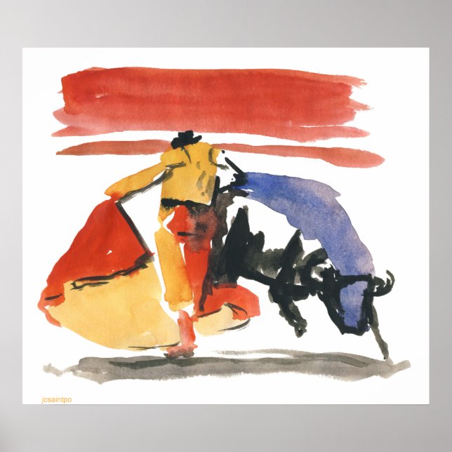 Poster torro e torrero (Frente)