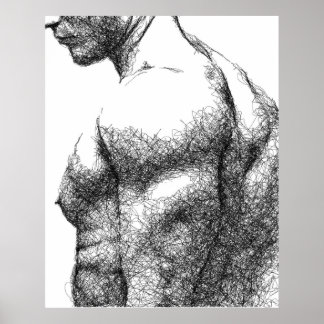 Poster Torso masculino