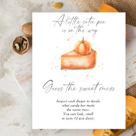 Poster Torta de abóbora - adivinhe a bagunça doce
