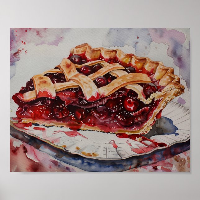 Poster Torta de Cereja (Frente)