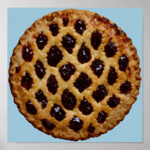 Póster Torta de mirtilo