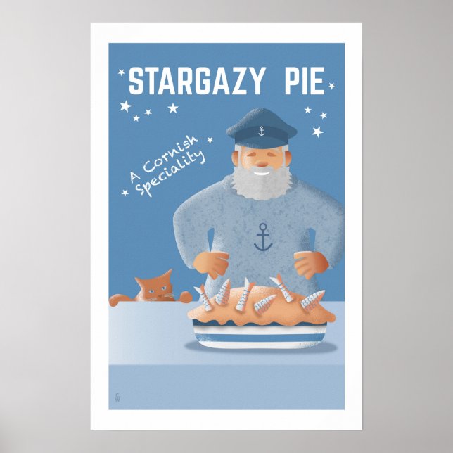 Poster Torta Stargazy (Frente)