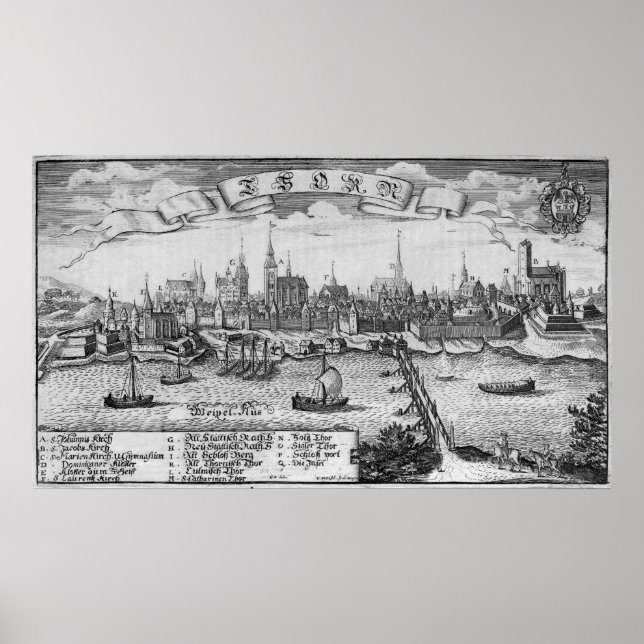 Poster Torun, Polônia (Frente)