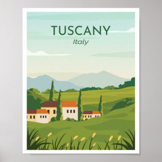 Poster Toscana Itália