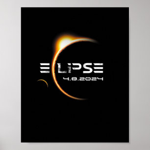 Poster Total 4.08.2024 Eclipse Solar Total 2024