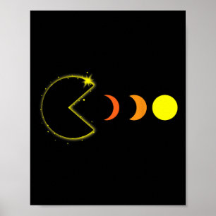 Poster Total de Fases Engraçadas do Jogador Solar Eclipse