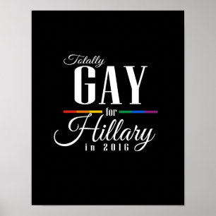 PÓSTER TOTALMENTE ALEGRE PARA HILLARY - .PNG
