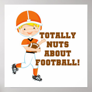 Poster Totalmente Loucos Sobre Futebol
