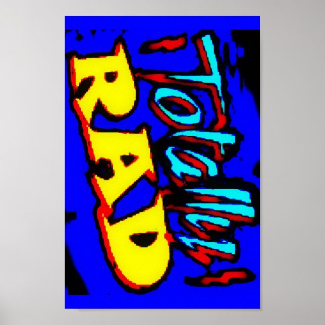 Póster Totalmente Rad (Frente)