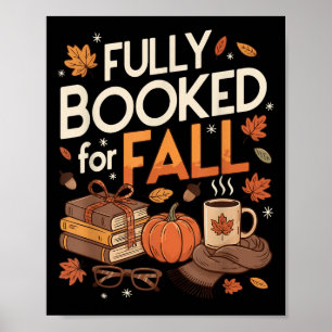 Poster Totalmente Reservado Para Livros De Queda Outono