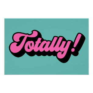 Póster Totalmente Retro Oitenta Diapositivos