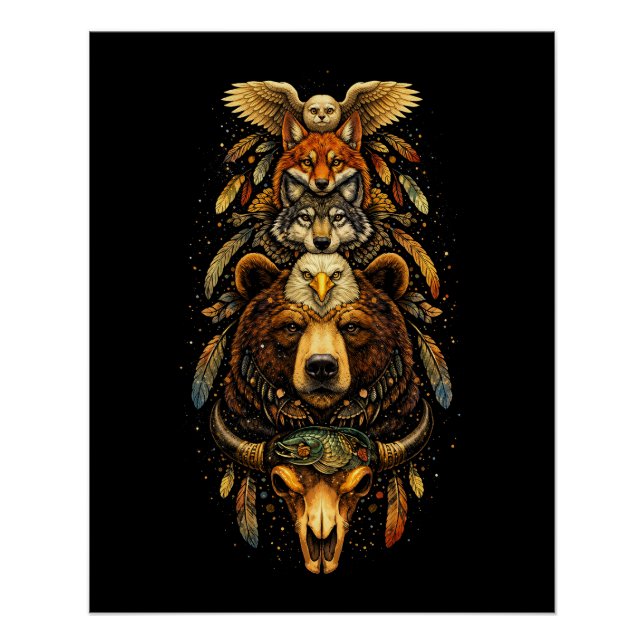 Póster Totem Ascendant (Frente)