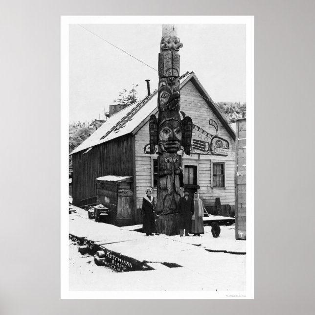 Poster Totem Ketchikan 1913 (Frente)