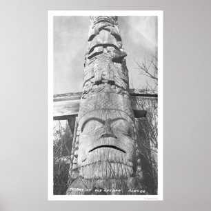 Póster Totem pólo do Alasca 1912