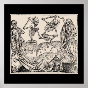 Poster Totentanz / Dança de macabro