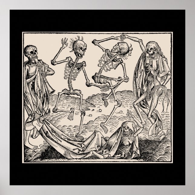 Poster Totentanz / Dança de macabro (Frente)