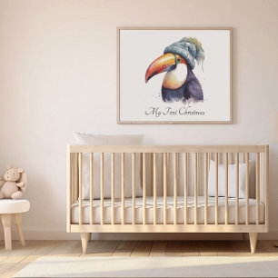 Poster Toucan Winter Vibes, personalizado