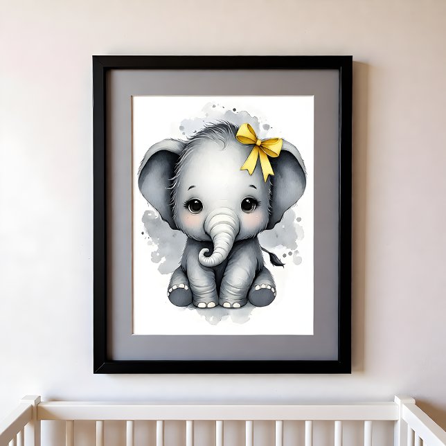 Poster Touch of Color Nursery Jungle Animals Elephant (Criador carregado)