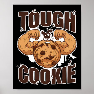 Poster Tough Cookie Bodybuilding Comida