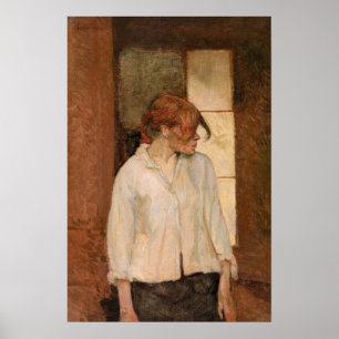 Poster Toulouse-Lautrec - A Montrouge, Rosa La Rouge