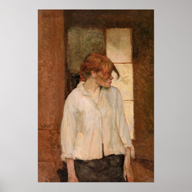 Poster Toulouse-Lautrec - A Montrouge, Rosa La Rouge (Frente)