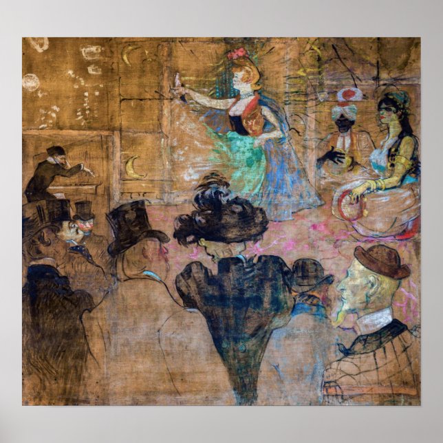 Poster Toulouse-Lautrec - Dança Moorish / Os Almehs (Frente)