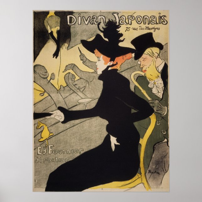 Poster Toulouse-Lautrec - Divã Japonês (Frente)