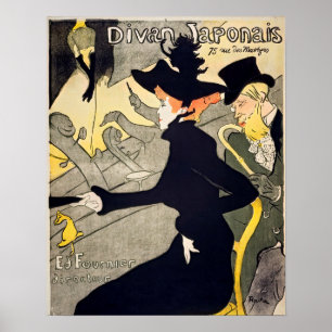 Poster Toulouse-Lautrec - Divan Japonês