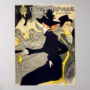Poster Toulouse-Lautrec - Divan Japonês