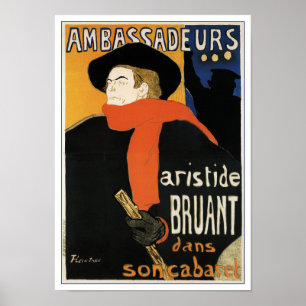 Póster Toulouse-Lautrec: Embaixadores