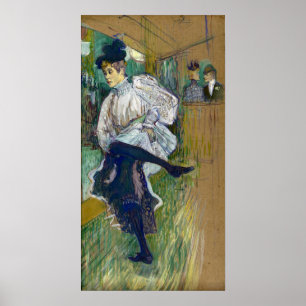 Poster Toulouse-Lautrec - Jane Avril Dancing