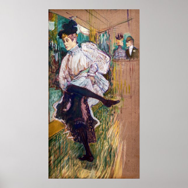 Poster Toulouse-Lautrec - Jane Avril Dancing (Frente)