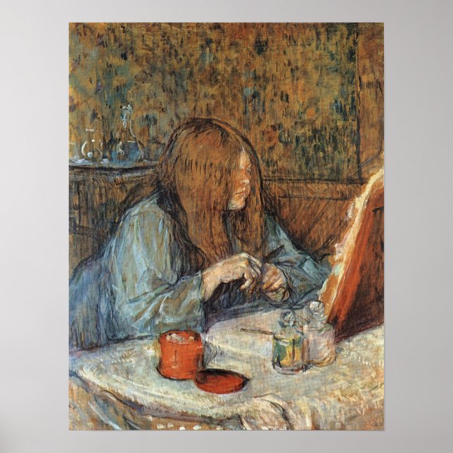 Poster Toulouse-Lautrec - Madame Poupoule Em Sua Dressina (Frente)