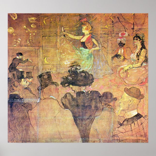 Póster Toulouse-Lautrec - Mauri Dance (Frente)