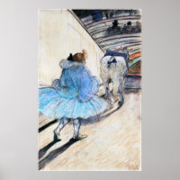 Toulouse-Lautrec - No Circo, Entrando No Ri...