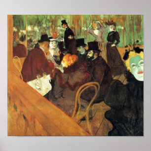 Poster Toulouse-Lautrec: No Moulin-Rouge