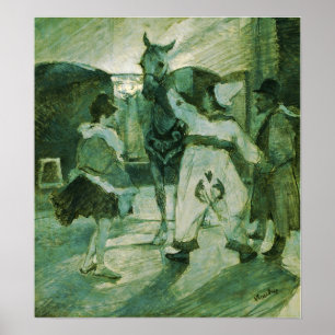 Poster Toulouse-Lautrec - Nos Bastidores do Circo