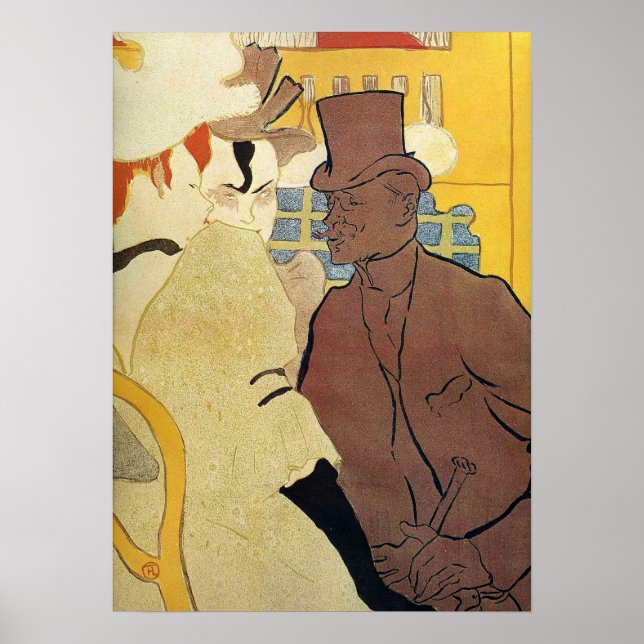 Poster Toulouse-Lautrec - O inglês 1892 (Frente)