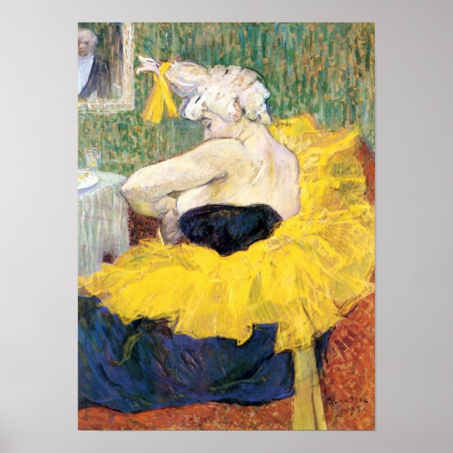 Póster Toulouse-Lautrec - O Palhaço Cha U Kao (Frente)