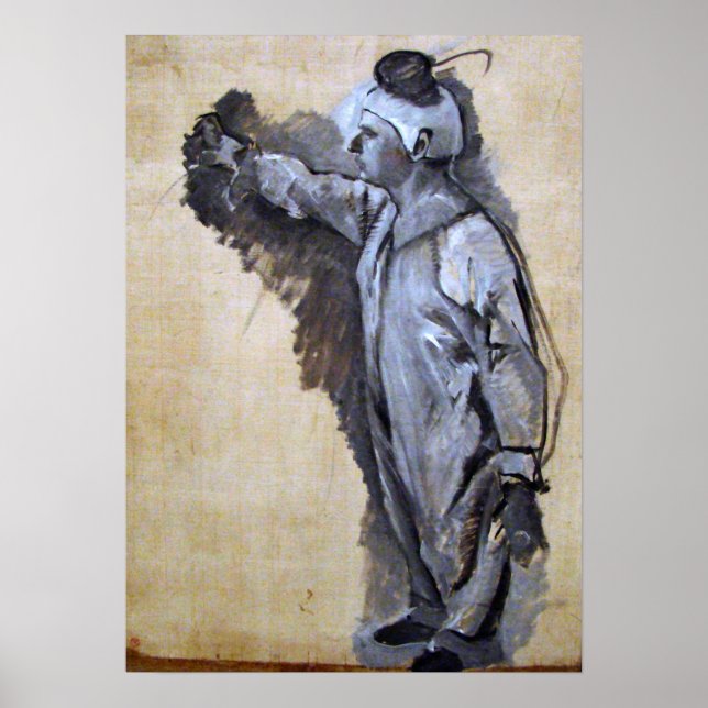 Poster Toulouse-Lautrec - Palhaço 1886 (Frente)