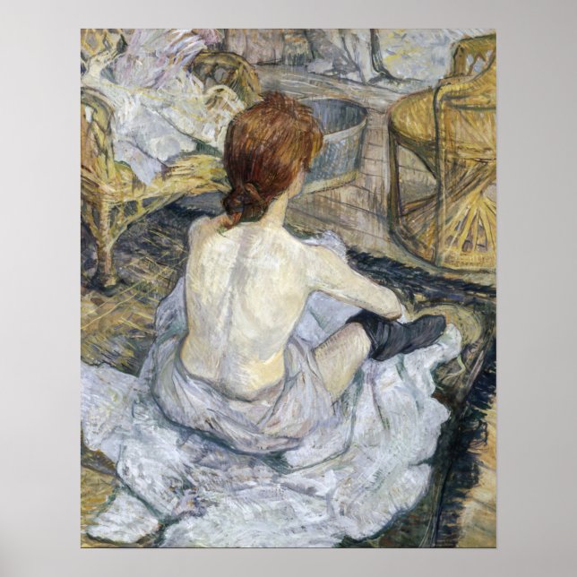 Poster Toulouse-Lautrec - Rousse/Toilet (Frente)