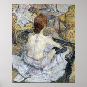 Poster Toulouse-Lautrec - Ruiva / A Toilette