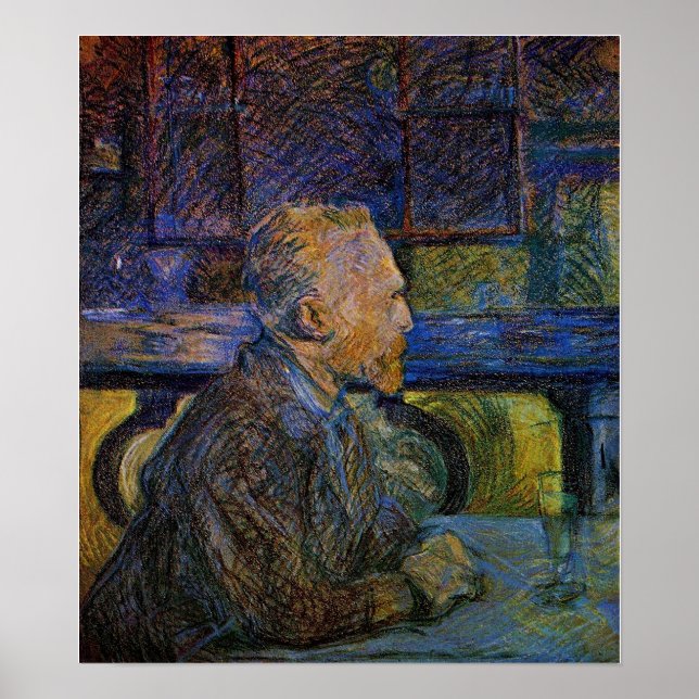 Poster Toulouse-Lautrec - Vincent Van Gogh 1887 (Frente)