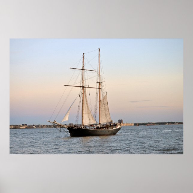 Póster Tour de Boat do Rio Hudson (Frente)