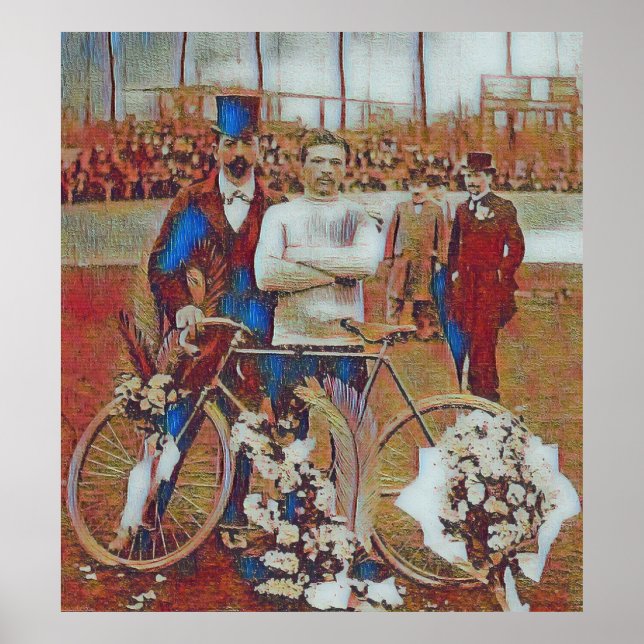 Poster Tour De France 1903 Vencedor Maurice Garin Digital (Frente)