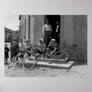 Poster Tour de France 1921 Após o Colo do Tempo da Cervej